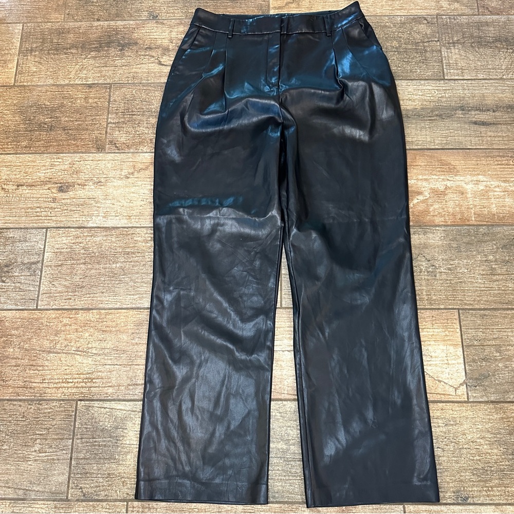 House of Harlow 1960 Black Leather Pants